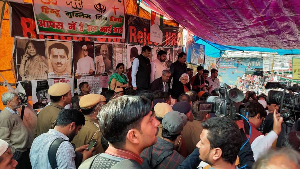 शाहीन बाग (Picture: Alok Das/Aaj Tak)