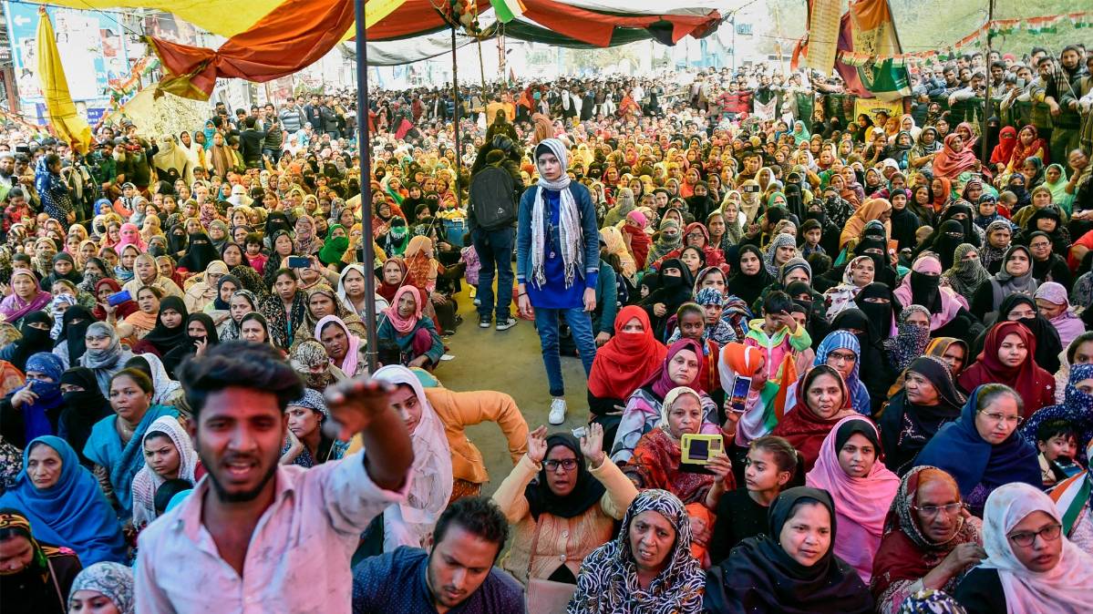 शाहीन बाग में जारी है प्रदर्शन (File photo/PTI)