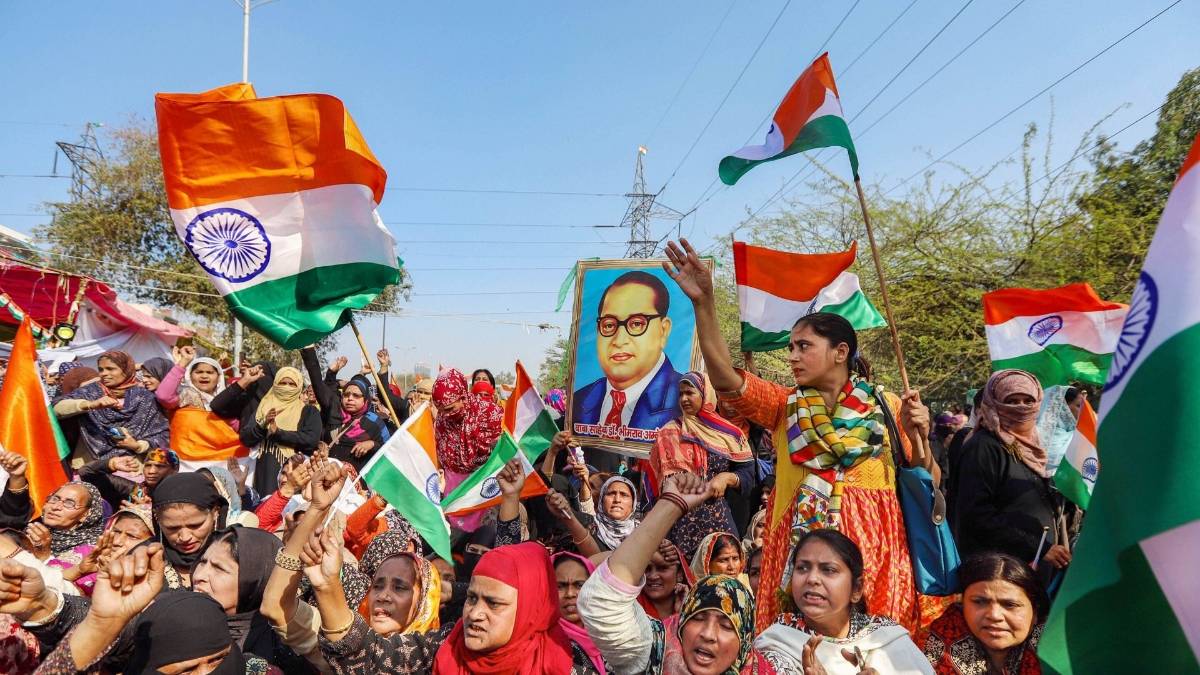 शाहीन बाग के प्रदर्शनकारियों का मार्च (फाइल-पीटीआई)