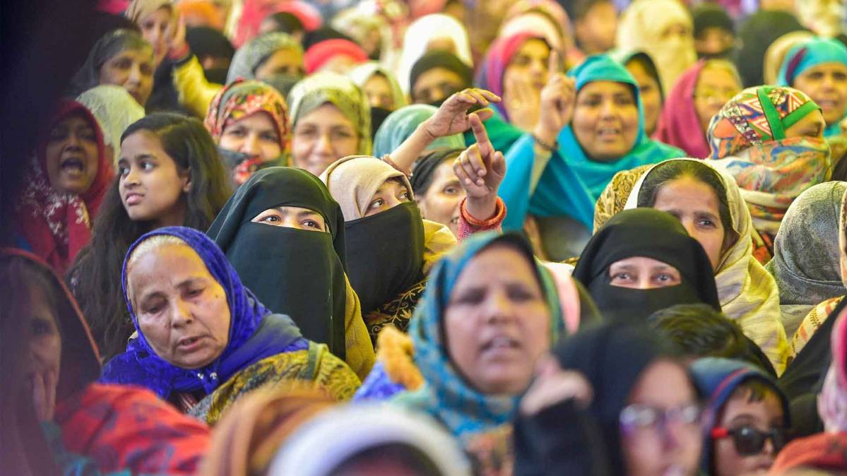 दिल्ली के शाहीन बाग में धरना (फोटो- PTI)