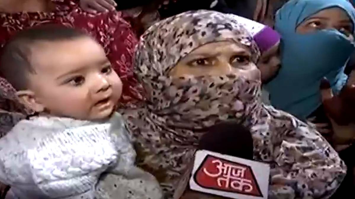 शाहीन बाग में प्रदर्शनकारी