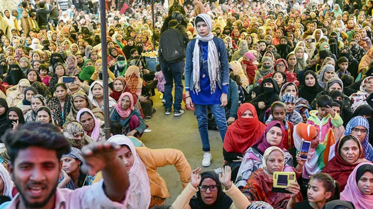 शाहीन बाग में प्रदर्शन (PTI)