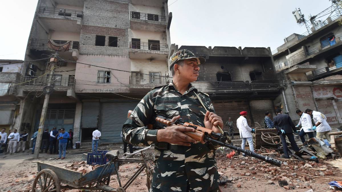 ताहिर हुसैन का घर (PTI photo)