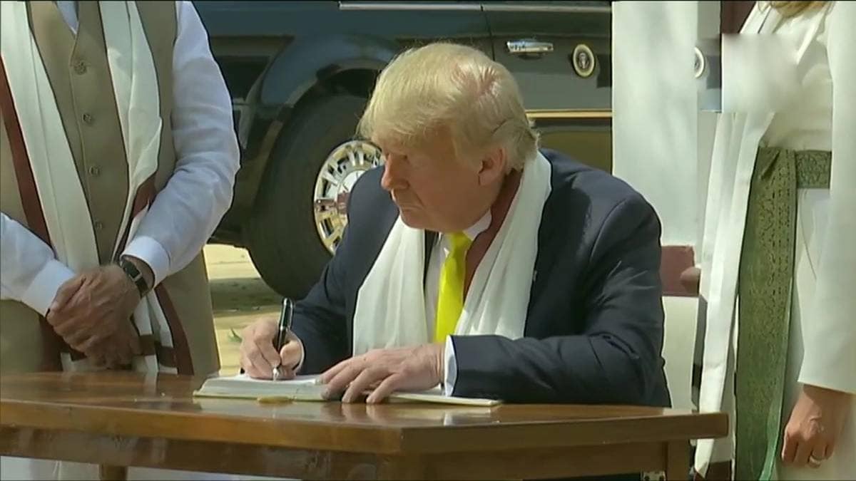 US President Donald Trump India Visit (Photo- ANI)