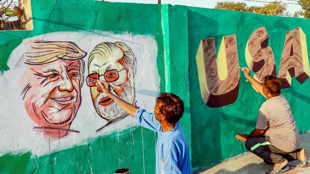 Donald trump India visit (PTI)