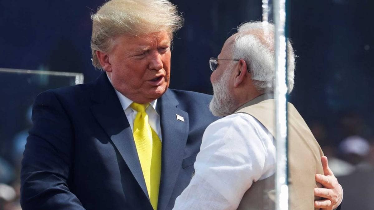 PM Narendra Modi at Motera Stadium