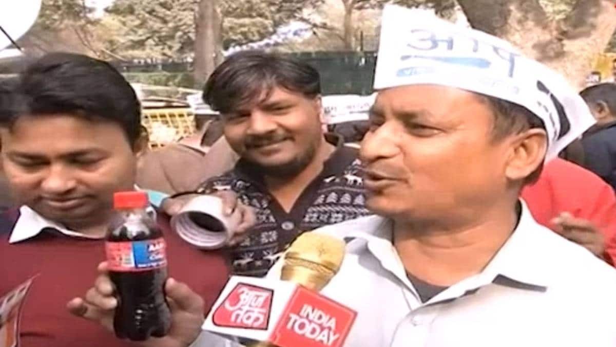 दिल्ली में AAP के जीत पर प्रशंसकों ने जताई ख़ुशी (फाइल-वीडियो ग्रैब)