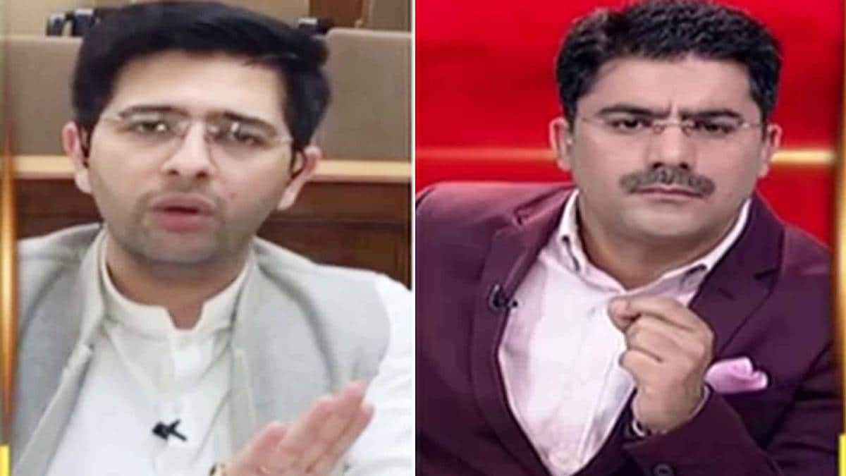 रोहित सरदाना के राघव चड्ढा से सवाल