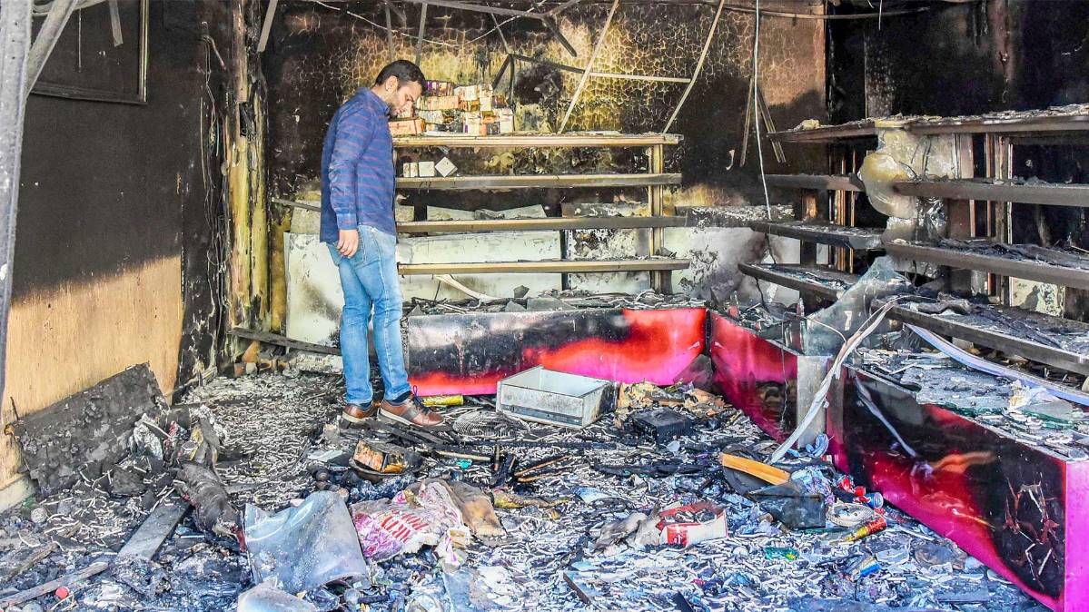 Delhi violence (PTI)