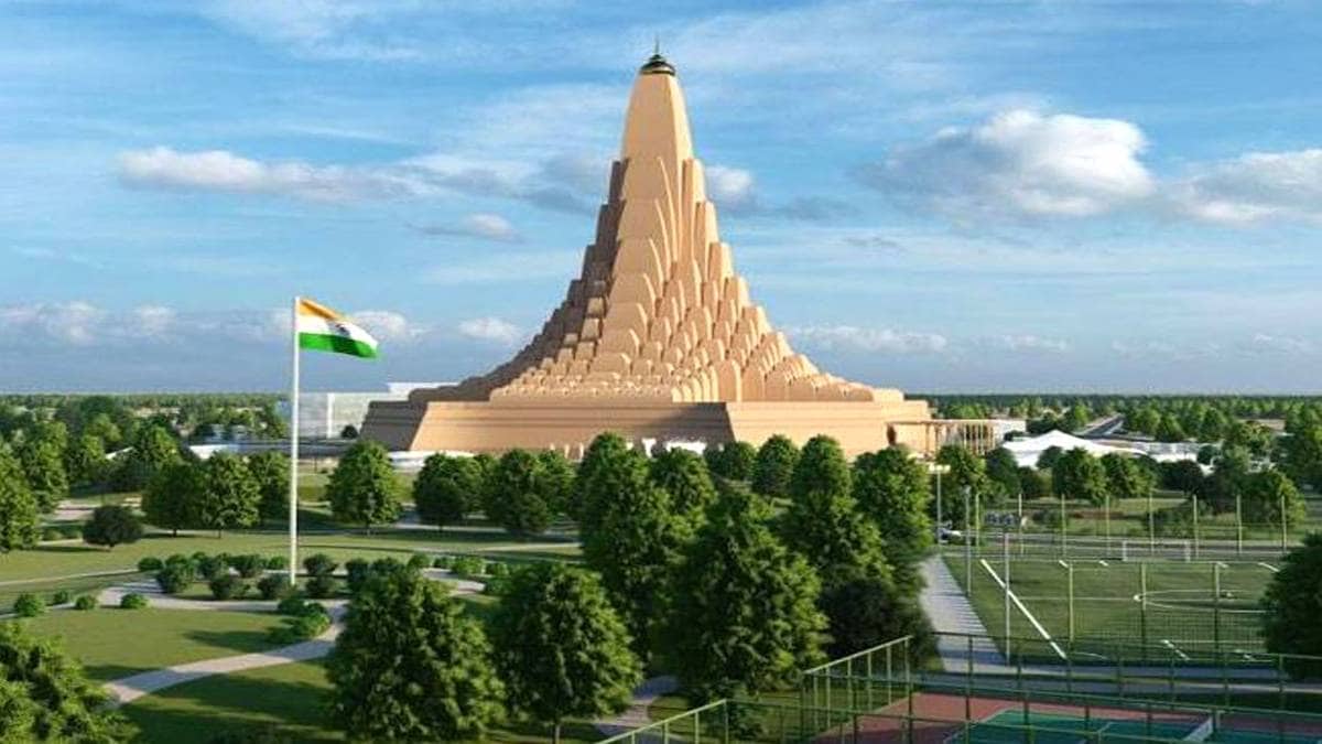 प्रस्तावित मंदिर की तस्वीर