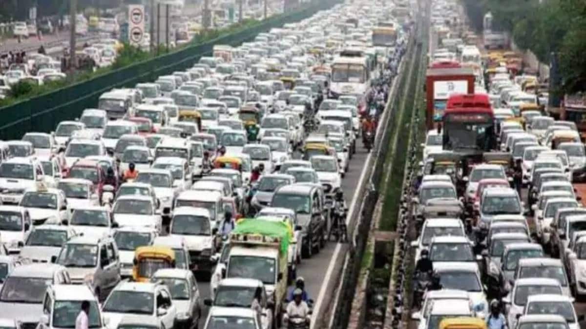 दिल्ली-नोएडा बॉर्डर पर लगा जाम (File- NHAI)