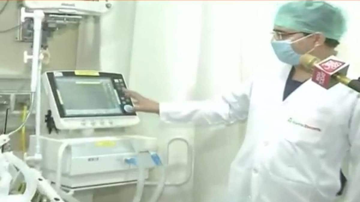 कोरोना मरीजों के लिए जरुरी है वेंटिलेटर (फाइल-वीडियो ग्रैब)