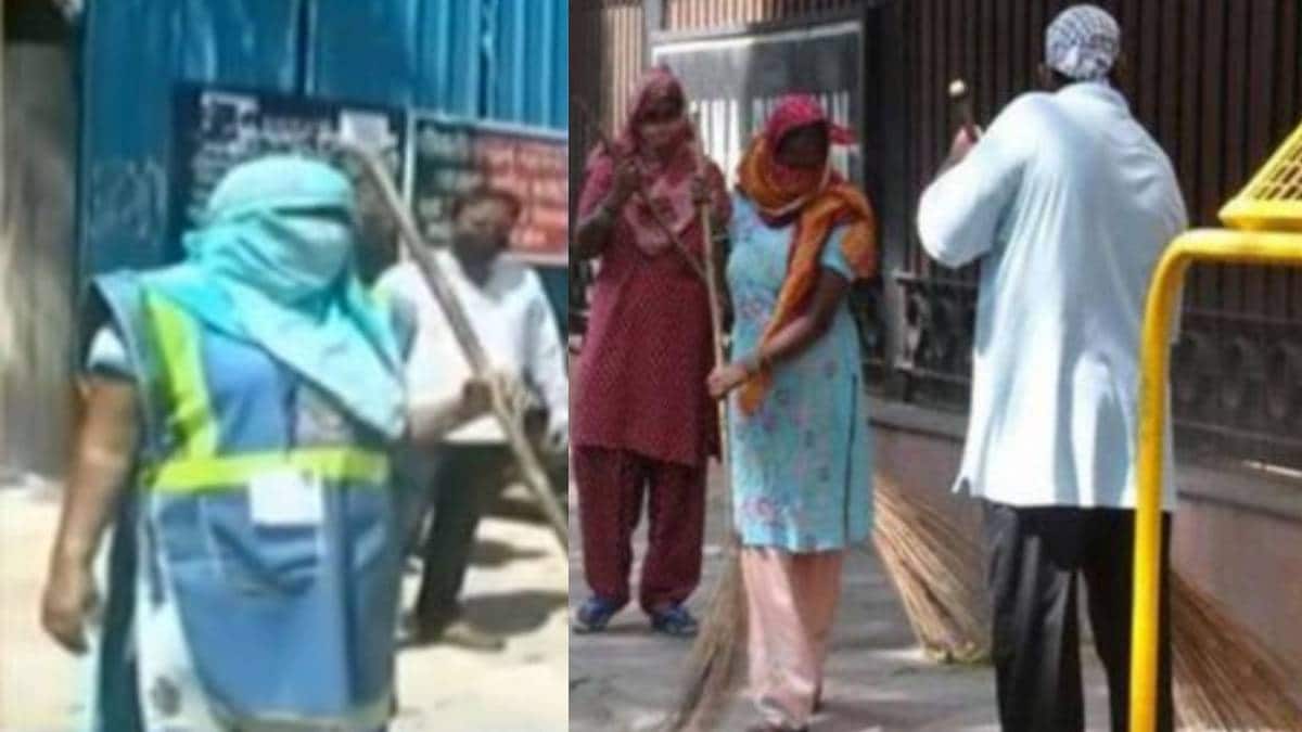 सफाई कर्मचारियों के पास सेफ्टी किट्स सुविधा उपलब्ध नहीं (File- Aaj Tak)