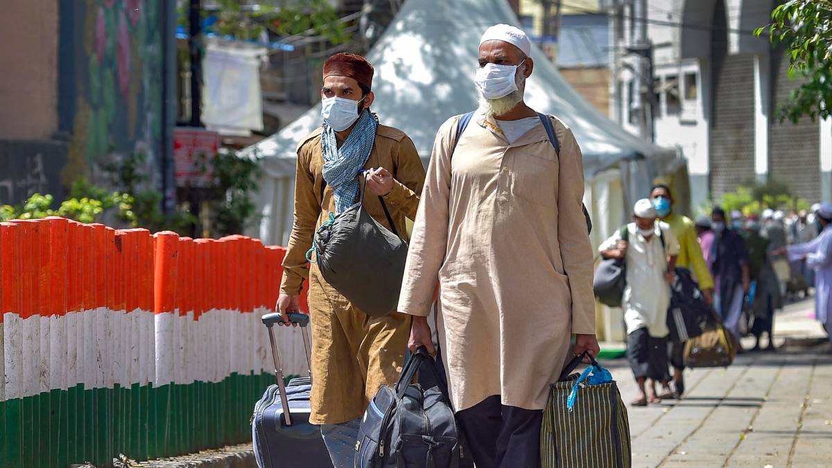 36 घंटे में हुआ खाली निजामुद्दीन सेंटर (फोटो-पीटीआई)