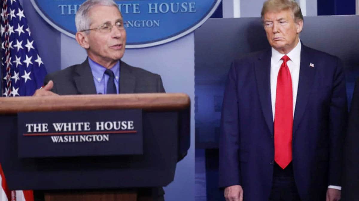Dr. Anthony Fauci and U.S. President Donald Trump (Photo: Reuters)