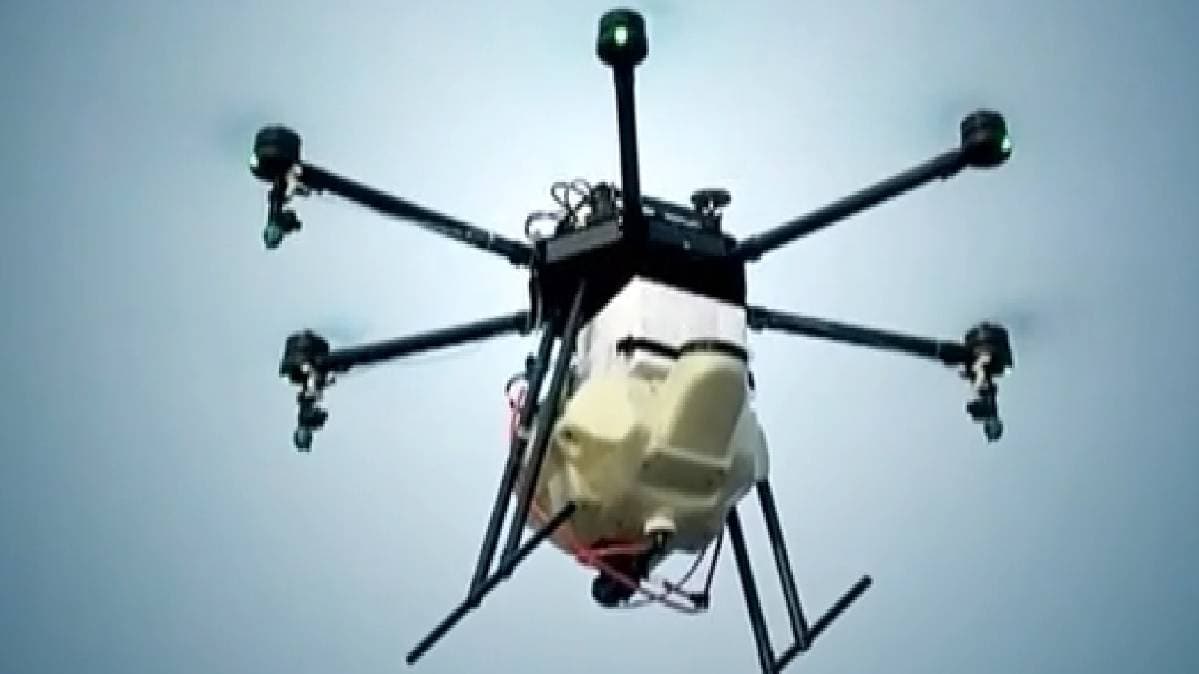कोरोना के खिलाफ आया ये खास ड्रोन