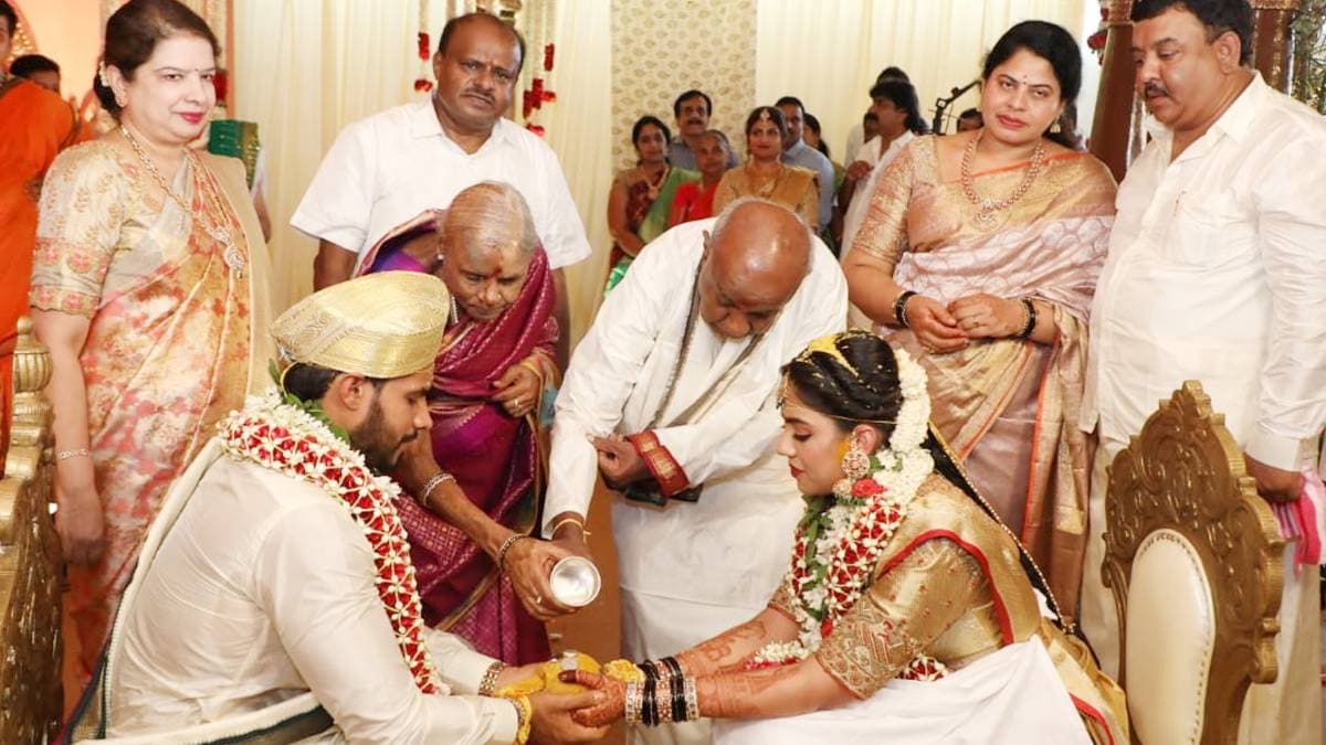 HD Kumaraswamy breaks silence over his son Nikhil Gowda wedding row