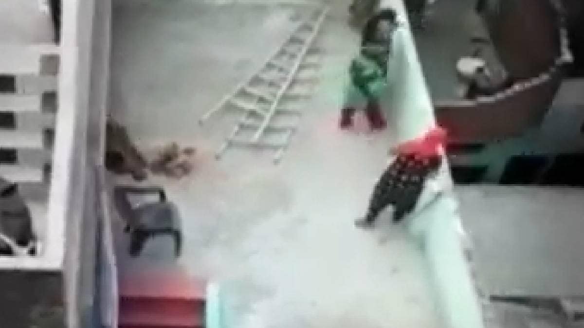 मुरादाबाज हमले का वीडियो