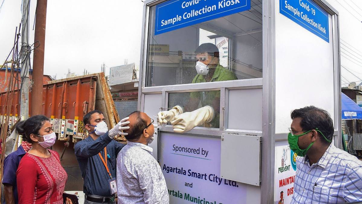 वायरस की रफ्तार घटी (File-PTI)