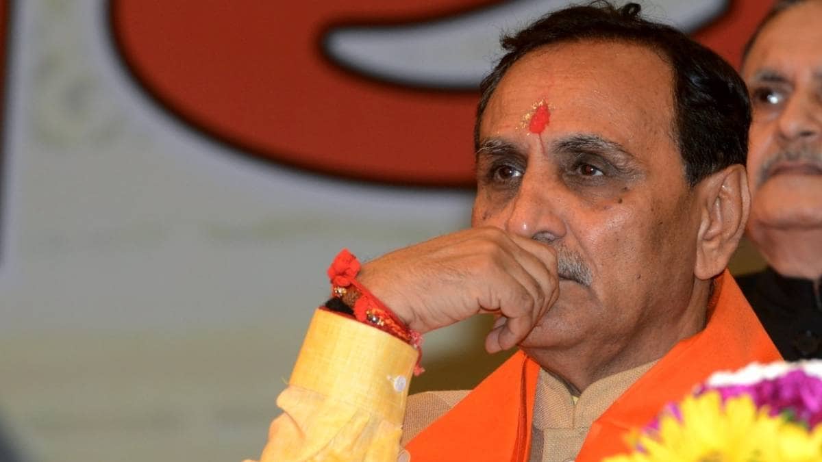 गुजरात के मुख्यमंत्री विजय रुपाणी(File photo)