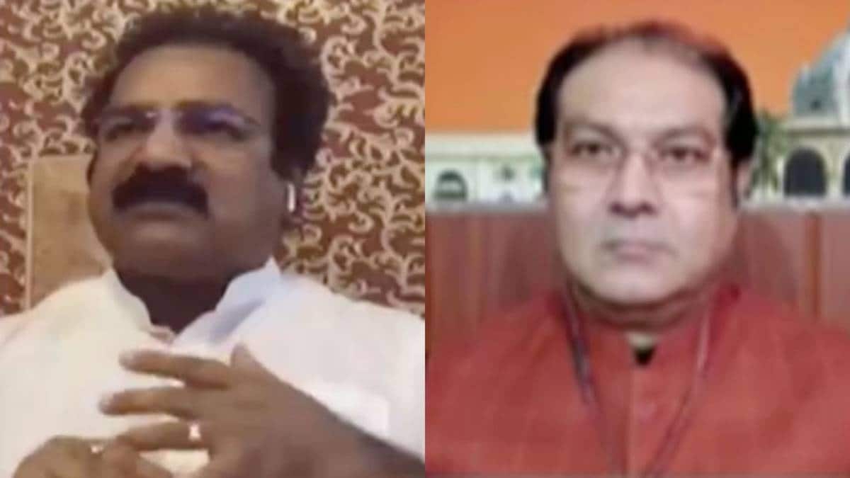 लाइव डिबेट में भिड़े मोहसिन रजा-प्रताप सिंह