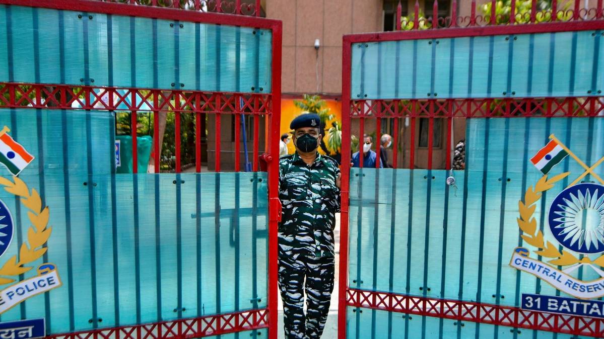 केंद्रीय रिजर्व पुलिस बल मुख्यालय का एक स्टाफ कोरोना पॉजिटिव (File-PTI)