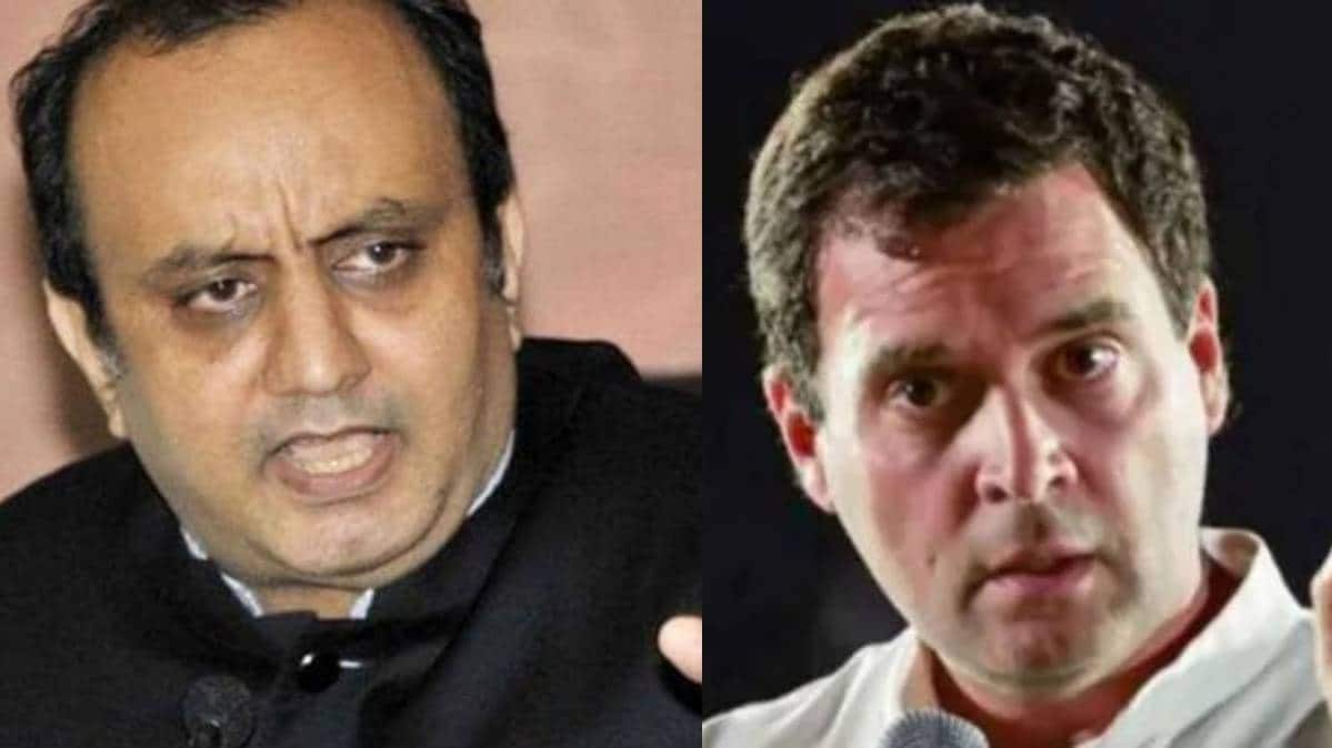 बीजेपी नेता सुधांशु त्रिवेदी/ कांग्रेस नेता राहुल गांधी (File-Photo)