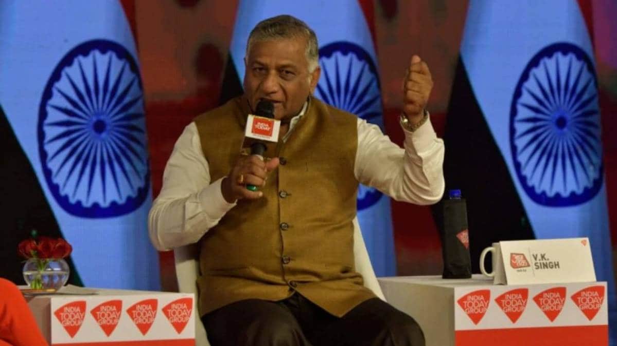 सड़क परिवहन और राजमार्ग राज्यमंत्री वीके सिंह (File- Aaj Tak)