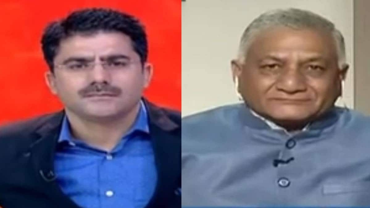 रोहित सरदाना/ वीके सिंह  (eAgenda Aaj Tak Corona special)