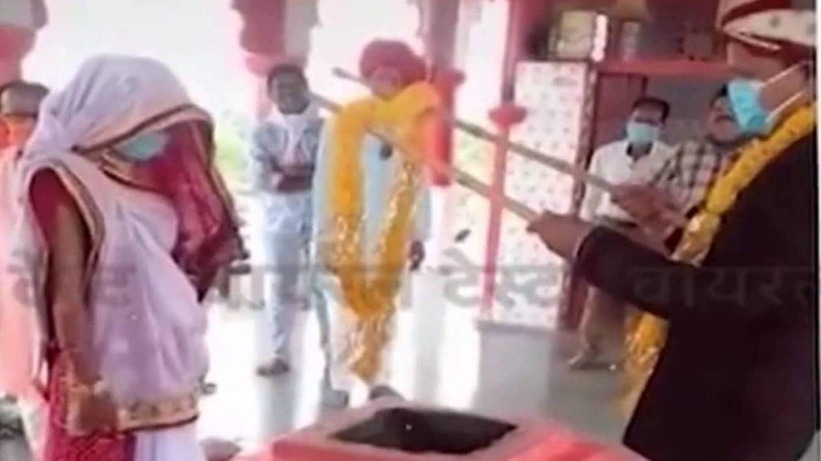 लॉकडाउन में शादी (फाइल- वीडियो ग्रैब)