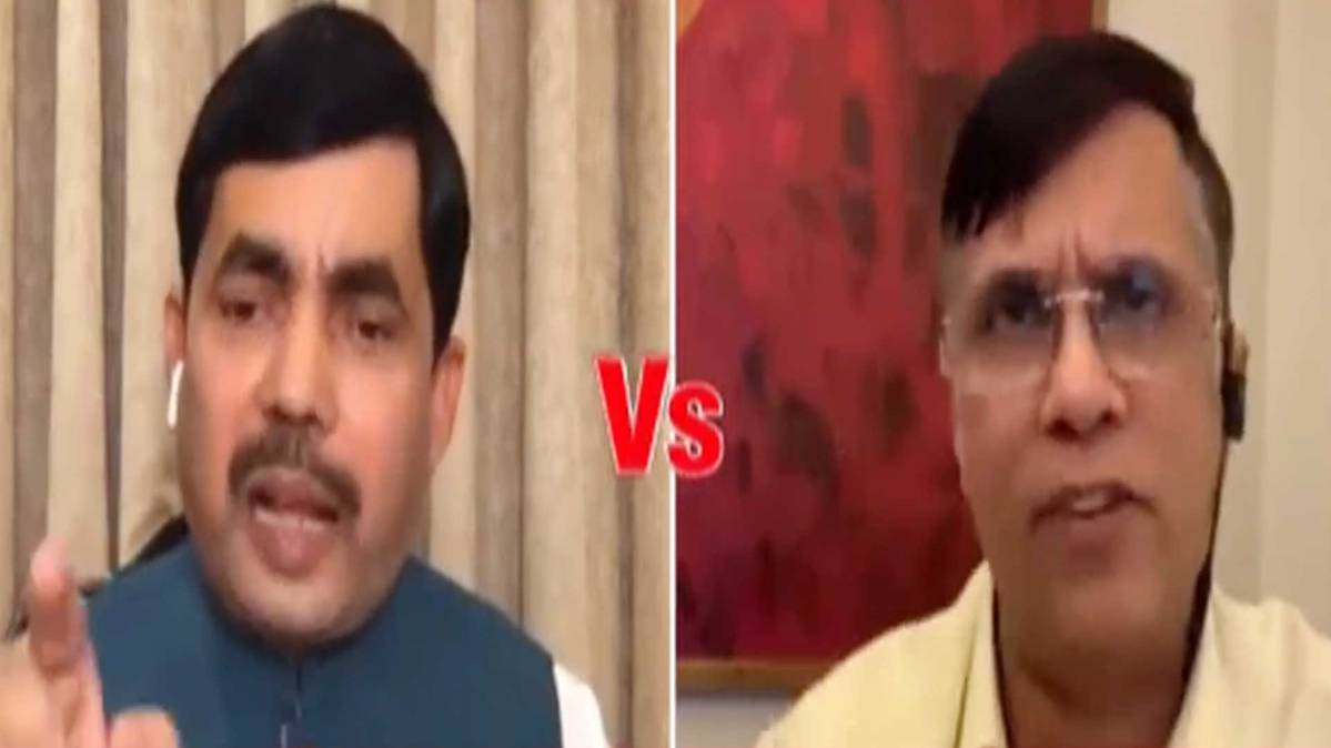 बीजेपी प्रवक्ता शाहनवाज हुसैन और कांग्रेस प्रवक्ता