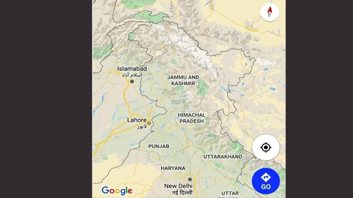 Has Google Map removed LOC from Indian map?
