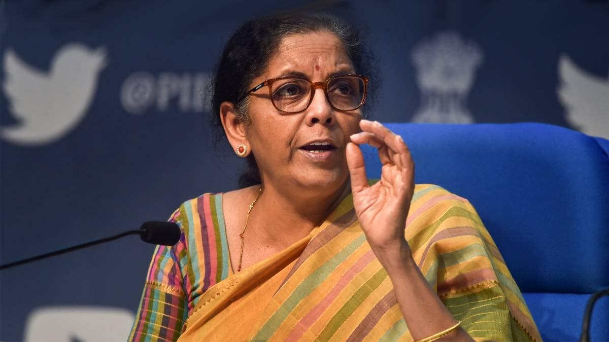 Nirmala Sitharaman announces economic package (Photo- PTI)
