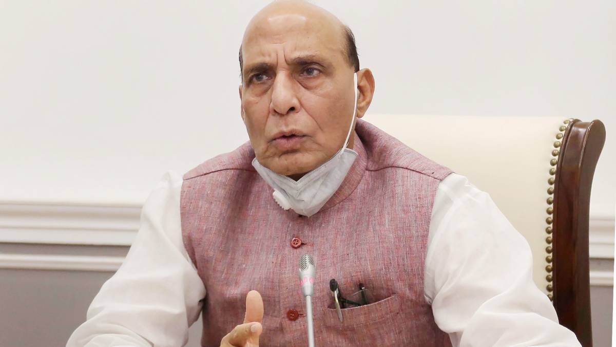 eAgenda AajTak, 1 Year Of Modi Govt. 2.0: Defense Minister Rajnath Singh (Photo- PTI)