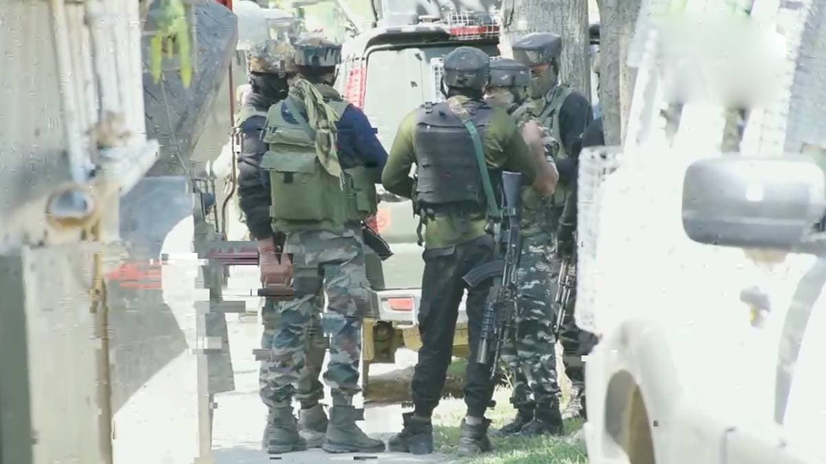 Hizbul commander Riyaz Naikoo died in encounter Jammu and Kashmir (Photo-ANI)