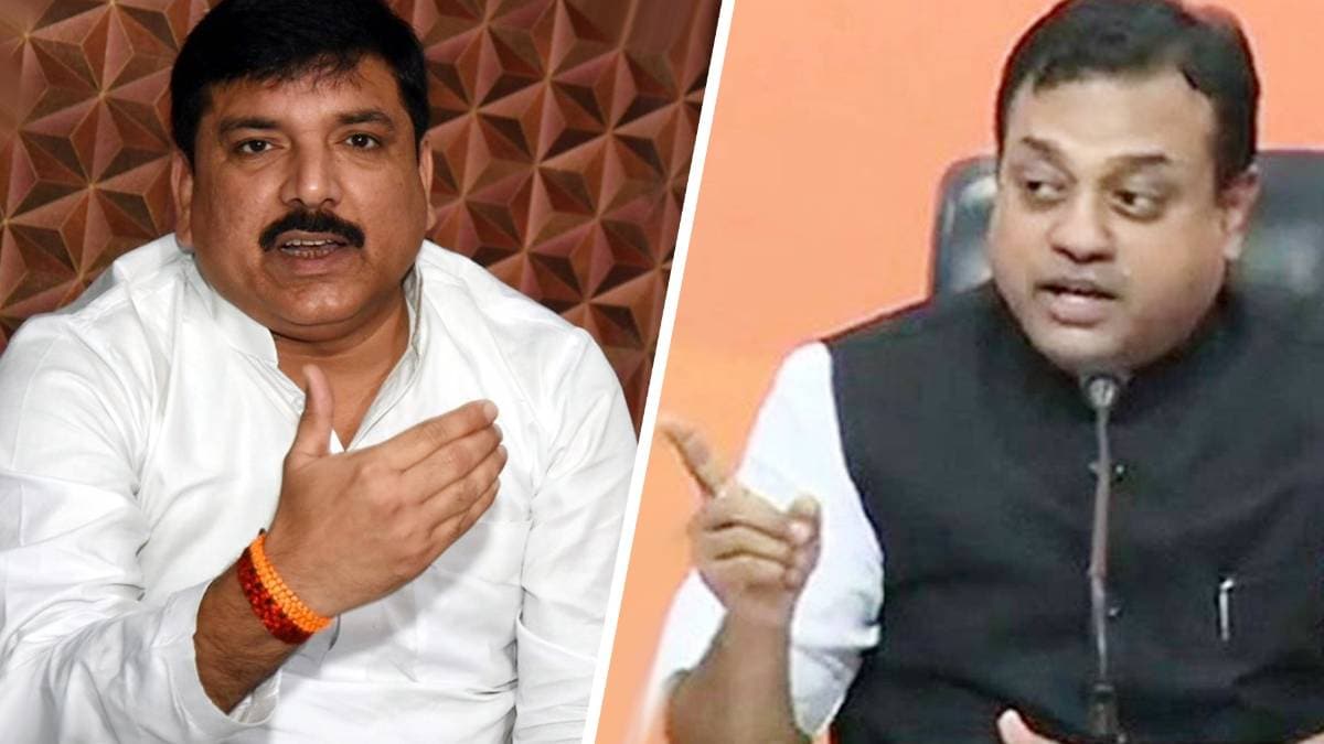 Sambit Patra vs AAP leader Sanjay Singh
