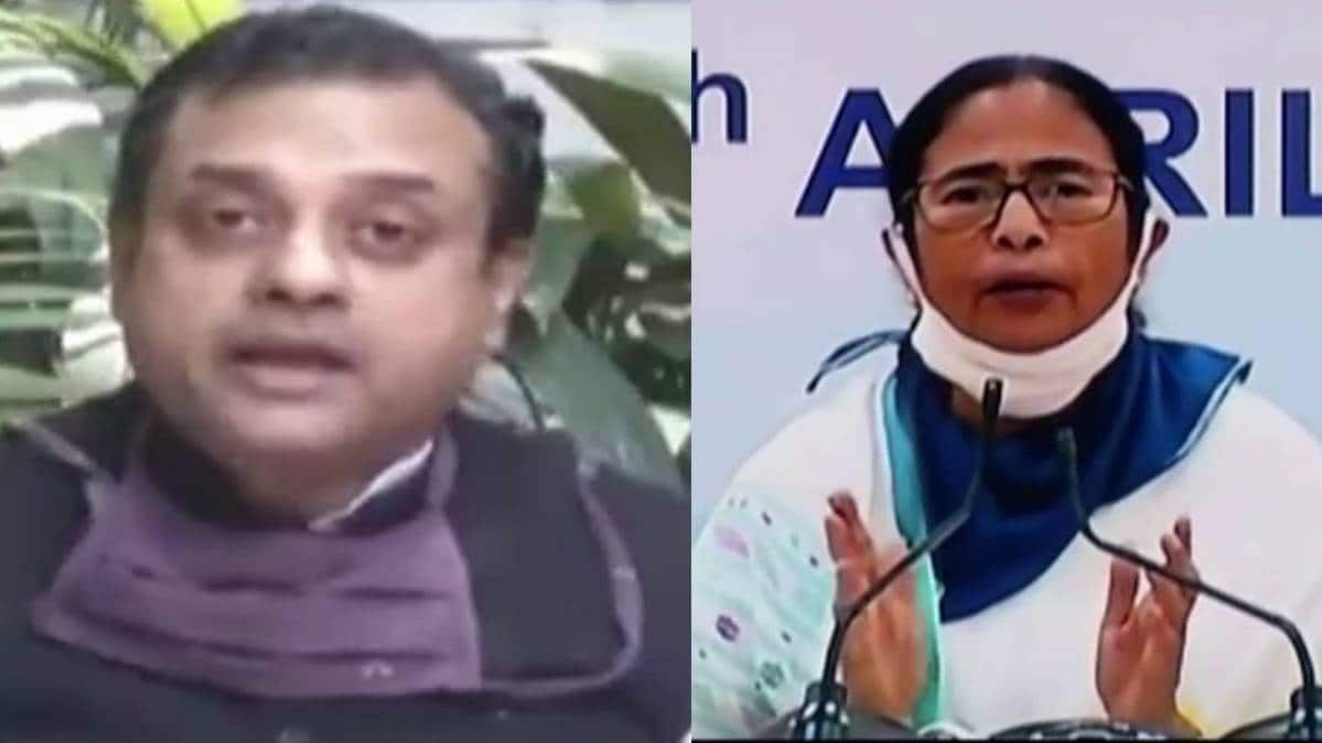 संबित पात्रा/ ममता बनर्जी (File- Aaj Tak Dangal Show)