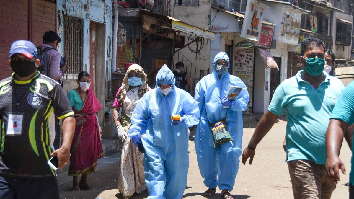 धारावी में कोरोना के मामले 1 हजार के पार (File-PTI)