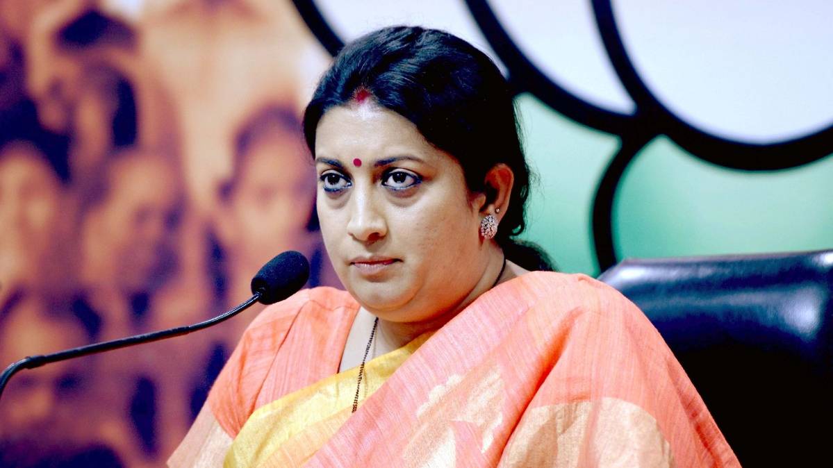 E-Agenda Aaj Tak: Smriti Irani (File-Photo)