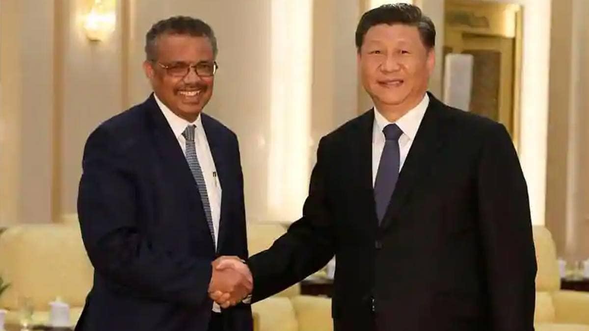 Tedros Adhanom Ghebreyesus with Xi Jinping  (Reuters file photo)
