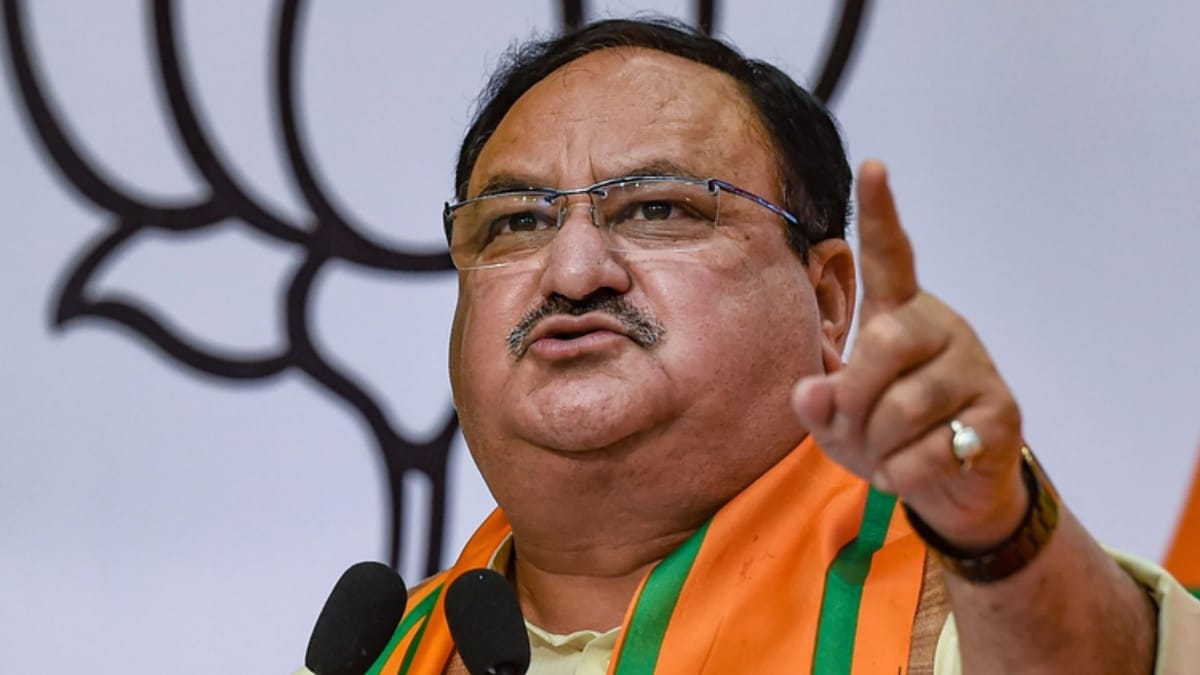 बीजेपी अध्यक्ष जे पी नड्डा (File-PTI)
