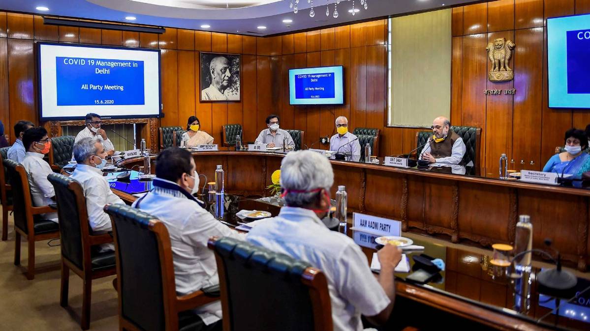 गृह मंत्रालय में सर्वदलीय बैठक खत्म (फोटो- PTI)