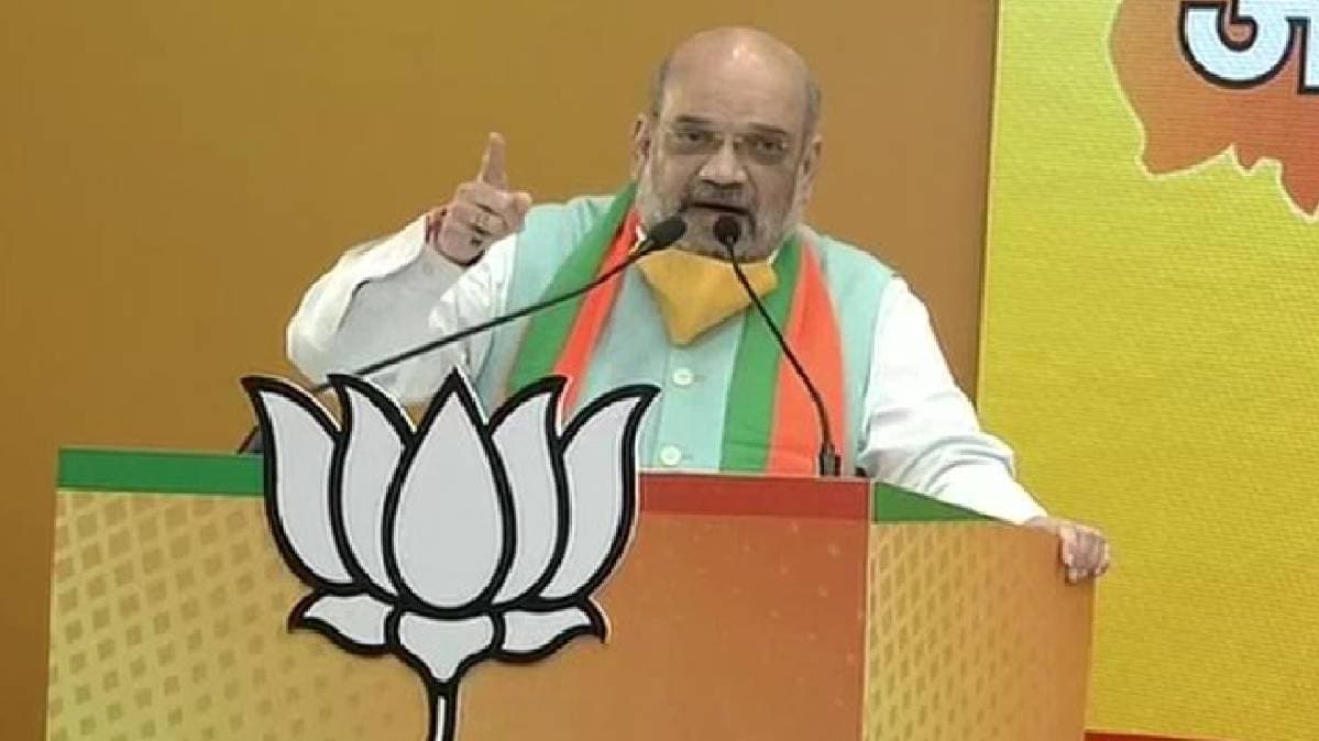 Amit Shah sound poll bugle in Bihar- Photo: ANI/Twitter