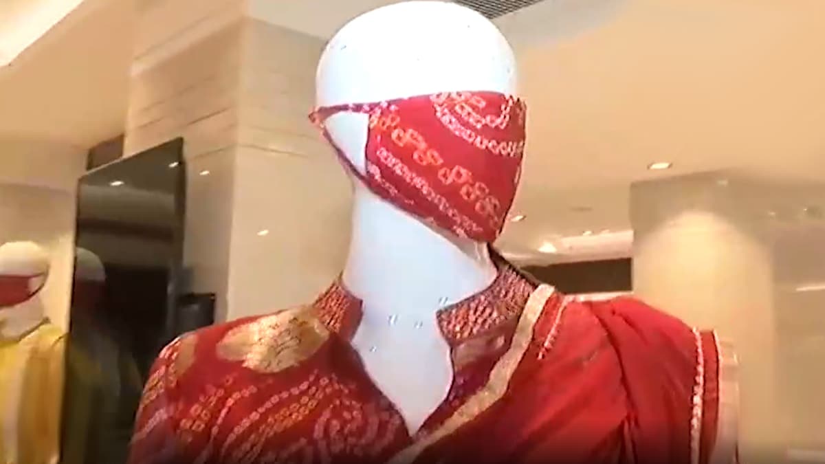 Matching fashionable masks matching outfits