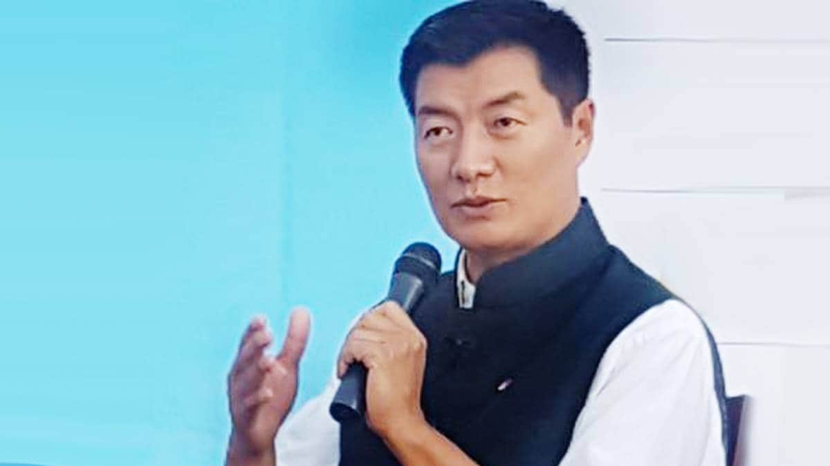 Thea President of Tibetan Administration in Exile Dr. Lobsang Sangay