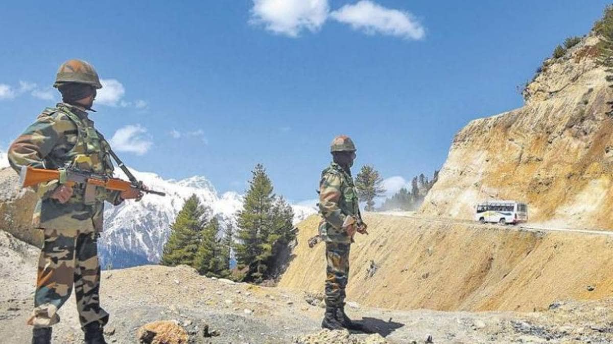 Indian soldiers at Ladakh. (PTI)