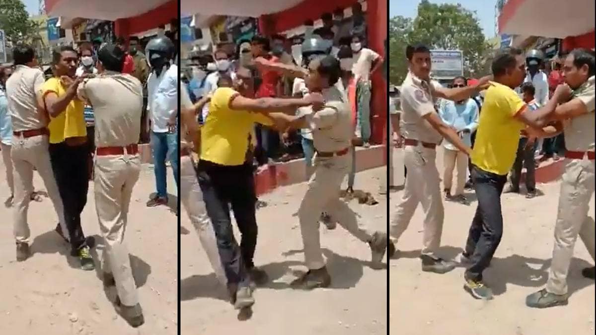 जोधपुर में मास्क को लेकर मारपीट की आई नौबत  (फाइल- वीडियो ग्रैब)