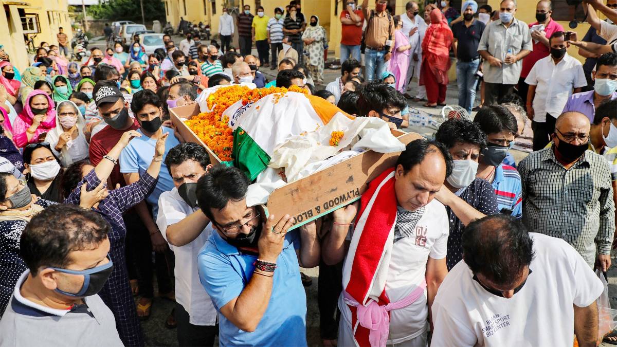 Ajay Pandita killing in kashmir (Photo- PTI)
