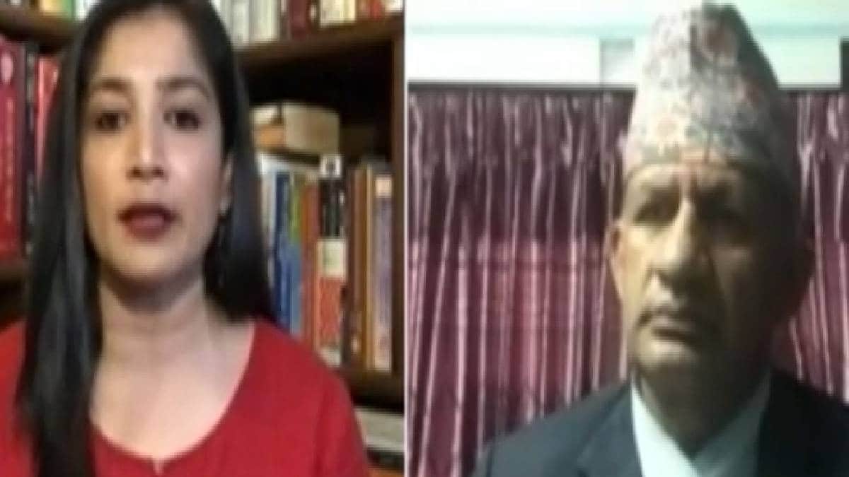 आजतक पर नेपाल के विदेश मंत्री