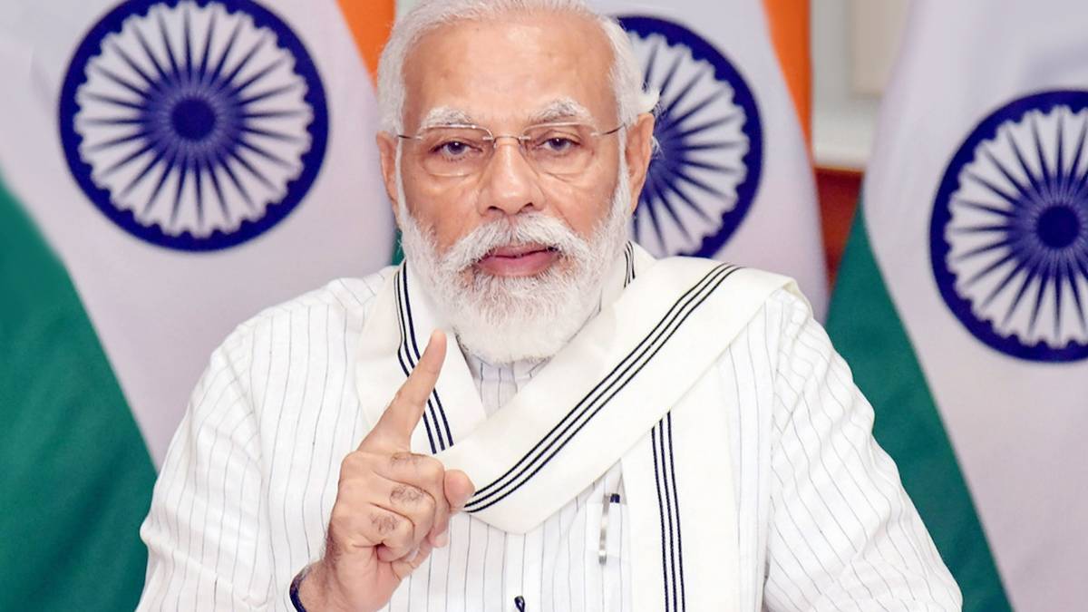 PM modi denies Chinese crossed LAC at all-party meet saying (Photo- PTI)